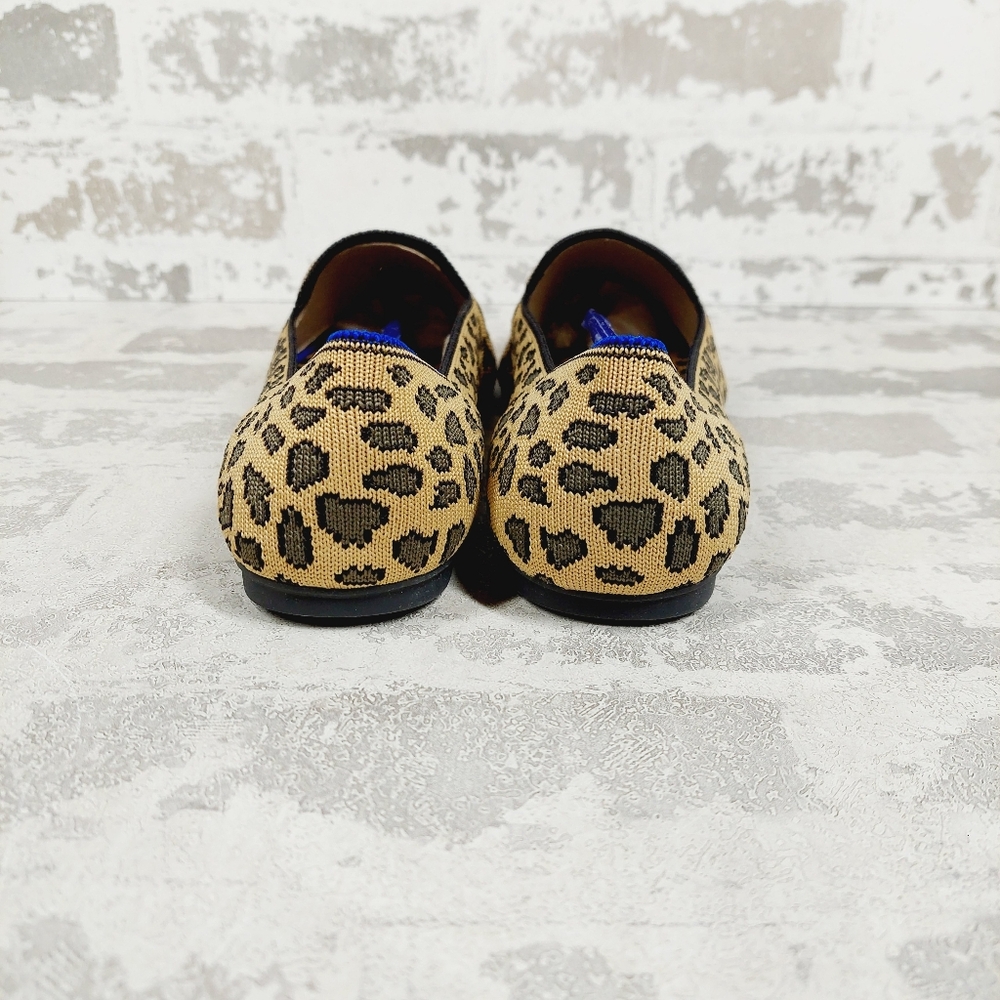 New Rothy's Spotted The Loafer Leopard Print Slip On Round Toe Loafers O546 - Picture 3 of 8